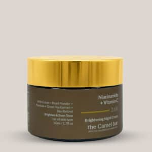 Camel Milk Skin Brightening Night Cream with Niacinamide & Vitamin C -2.6%