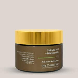 Camel Milk Anti-Acne Night Cream with Salicyclic acid + Niacinamide 4%